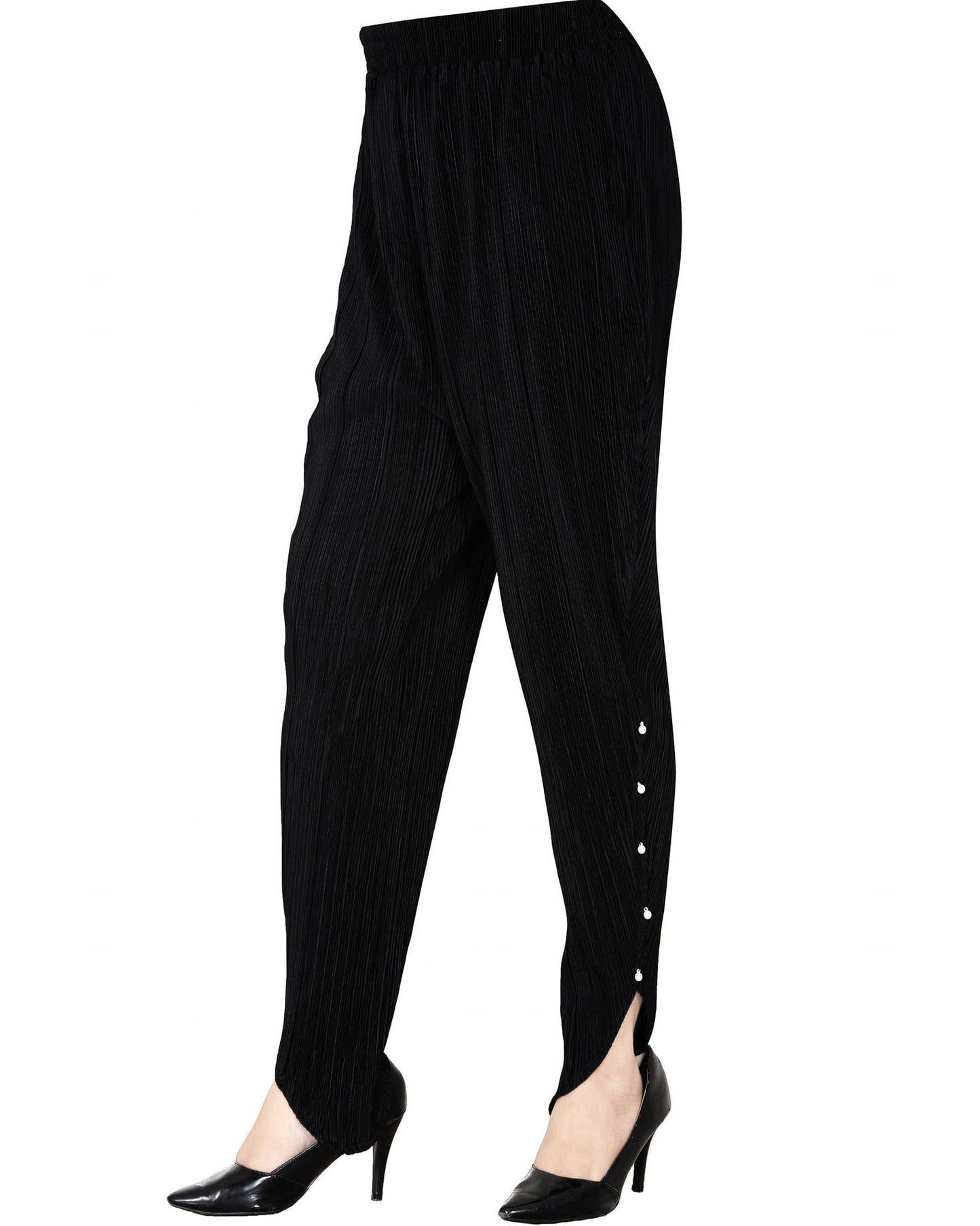 Black U-Cut Pant