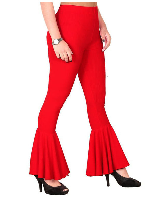 Red Flare Pant